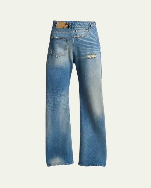 Deconstructed 5-Pocket Jeans
